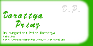 dorottya prinz business card